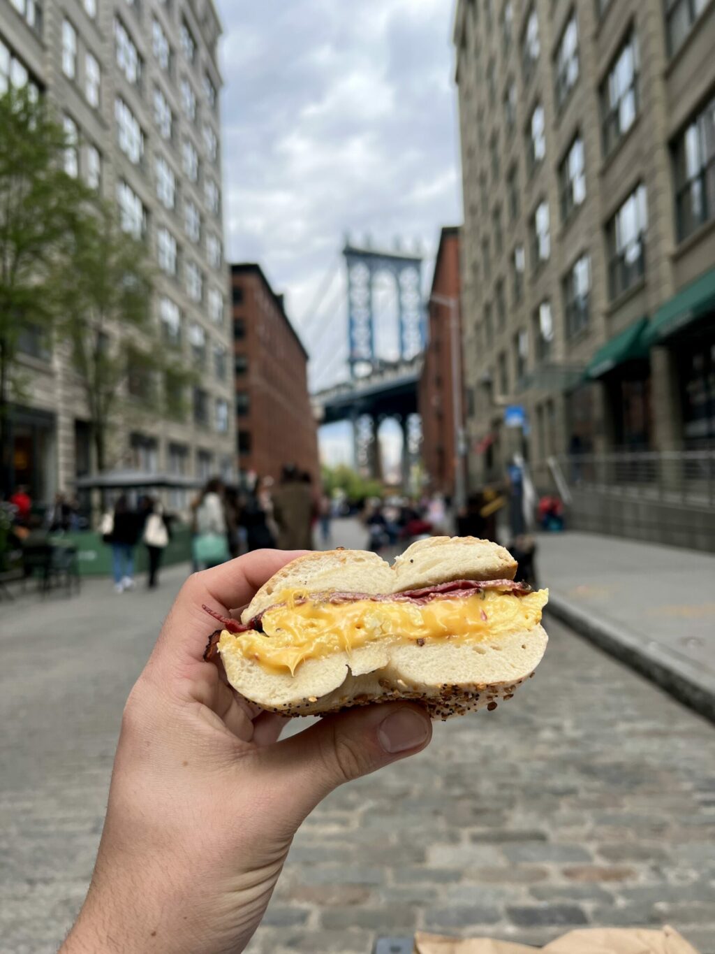 New York breakfast sandwich