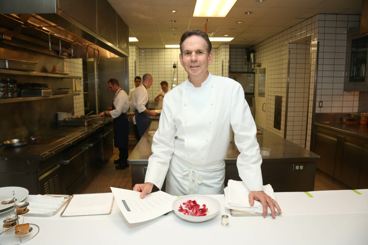 NEW YORK, NY - MAY 03: Chef Thomas Keller poses for a portrait at Starwood Preferred Guest's Gourmet Experience of a Lifetime with Chef Thomas Keller at Per Se for Luck SPG Members, Courtesy Of SPG Moments on May 3, 2014 in New York City. (Photo by Rob Kim/Getty Images for Starwood Preferred Guest)
