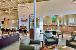 The new Truett Hurst tasting room in Healdsburg. (Rob Scheid)
