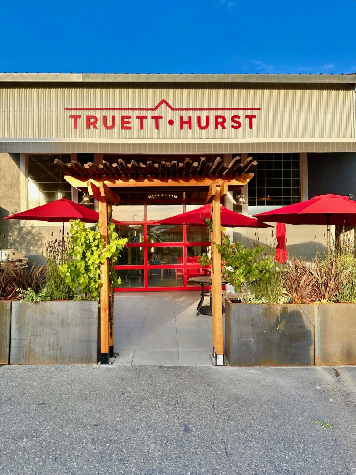 The new Truett Hurst tasting room in Healdsburg. (Rob Scheid)