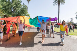 In 2008, Gary Saperstein founded Out in the Vineyard, a Sonoma-based event company aimed at cultivating an inclusive experience in Wine Country. Today, the organization organizes events throughout the year and a series of popular parties during Pride Month. (Melania Mahoney of Sonoma Valley Pride 2025)