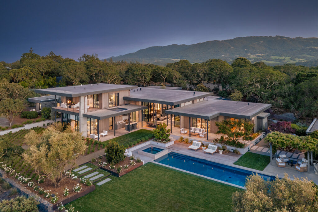 This new luxury five-bedroom, six-bathroom home in Kenwood is currently listed for $12,800,000—the highest price in the town’s history. (CS Photography / Sotheby’s International Realty)