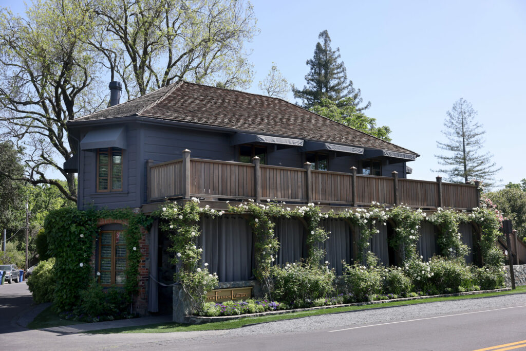 The French Laundry in Yountville Monday, April 21, 2025. (Beth Schlanker / The Press Democrat)
