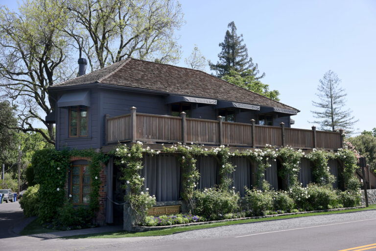 The French Laundry in Yountville Monday, April 21, 2025. (Beth Schlanker / The Press Democrat)