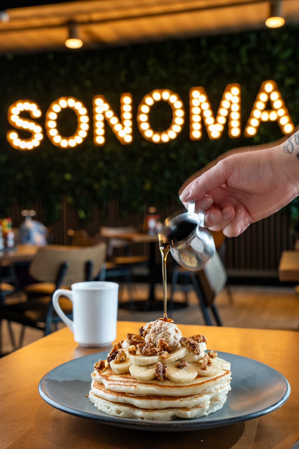 Flying Ace Kitchen & Taproom at Sonoma County's Charles M. Schulz airport. (SSP America)