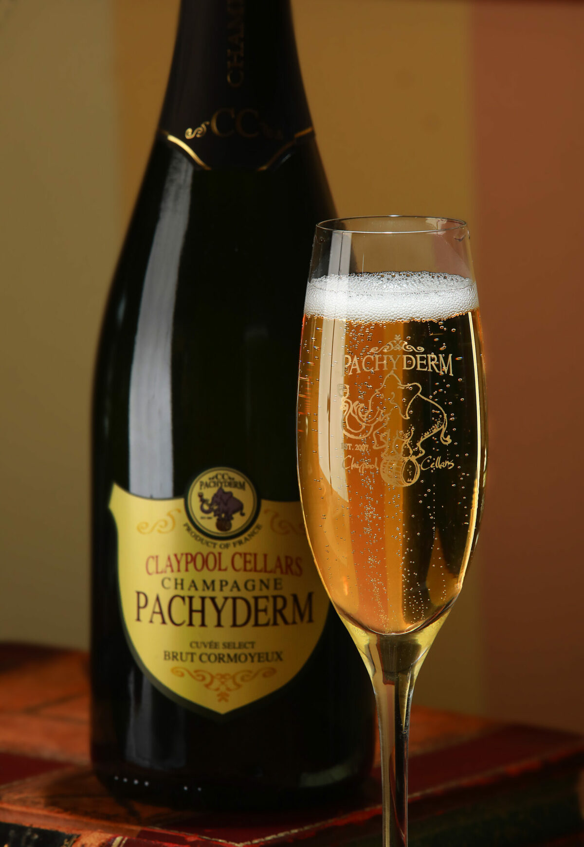 Claypool Cellars in Sebastopol makes their Pachyderm Champagne in France using French grapes and methods. (John Burgess/The Press Democrat)