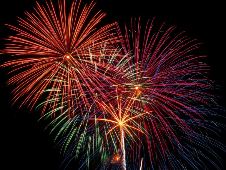 Santa Rosa's Red, White, and BOOM fireworks show at the Sonoma County Fairgrounds in Santa Rosa, on July 4, 2013. (Alvin Jornada / For The Press Democrat)