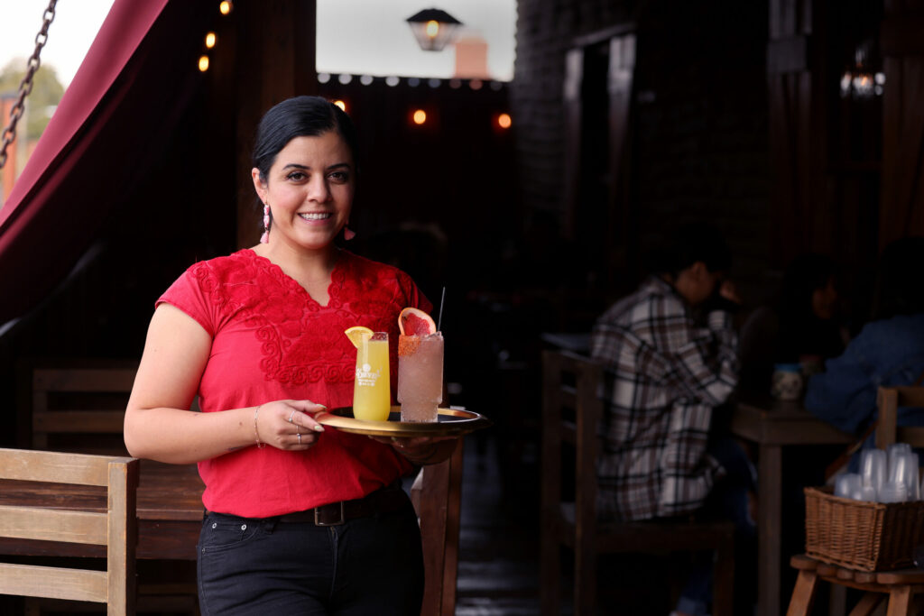 La Cheve Bakery and Brews owner Cinthya Cisneros in Napa Sunday, Nov. 17, 2024. (Beth Schlanker / The Press Democrat)