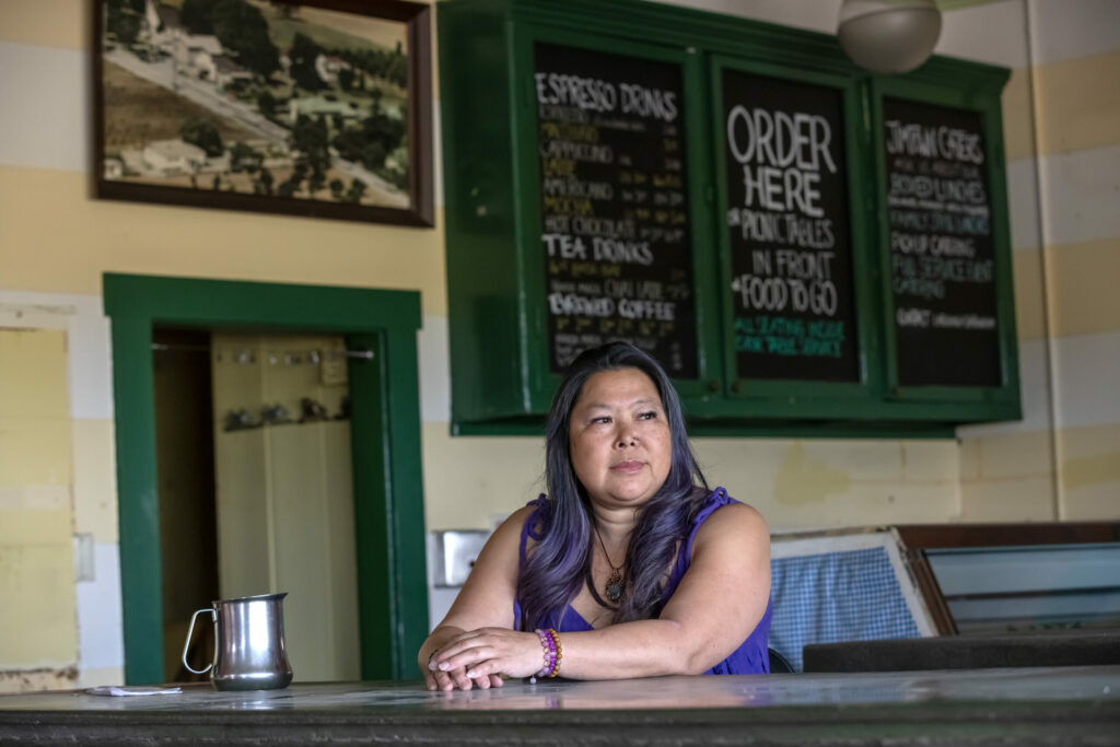 New owner of Jimtown Store Michelle Wood plans to remodel and reopen the iconic Alexander Valley destination, renaming it Jimtown and Then Sum. Wood also owns the catering company Dim Sum and Then Sum. Sunday April 7, 2024. (Chad Surmick / The Press Democrat)