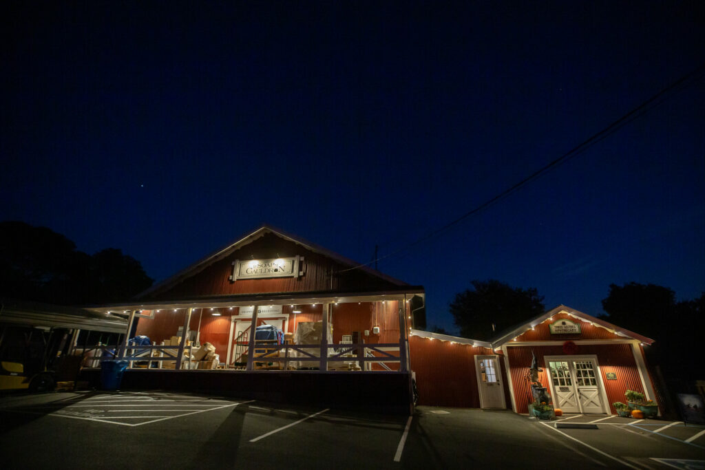 The Soap Cauldron production facility and Three Sisters Apothecary retail store Monday in downtown Penngrove, November 28, 2023. (Chad Surmick / The Press Democrat)