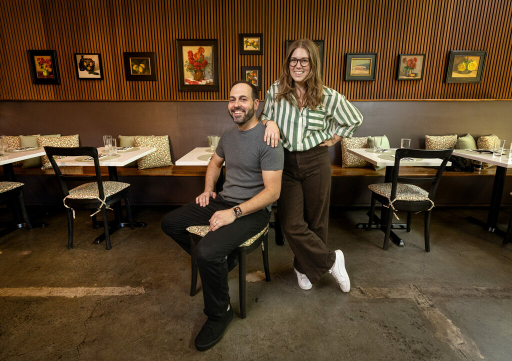 The Burrow owners, David and Elise Baeli, wanted to bring an affordable, family friendly restaurant to their hometown Wednesday, July 9, 2025 just off the square in Healdsburg. (John Burgess / The Press Democrat)