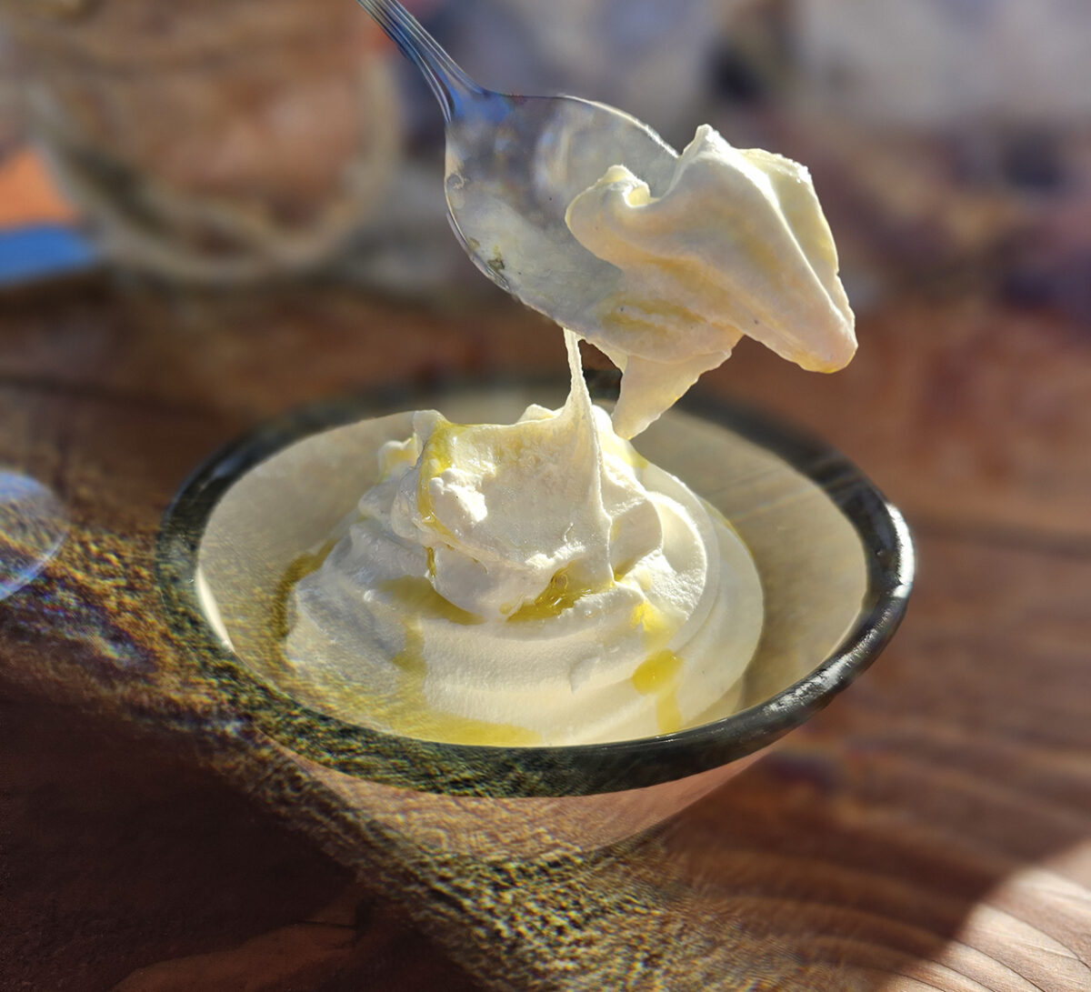 Soft serve with olive oil and sea salt at The Waterhawk in Rohnert Park. (Heather Irwin/Sonoma Magazine)