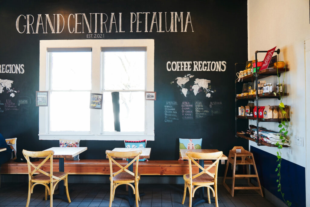 Grand Central Petaluma cafe in Petaluma. (Sonoma County Tourism)