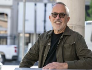 True West Film Center's artistic director John Cooper in downtown Healdsburg, May 22, 2025. (Chad Surmick / The Press Democrat)