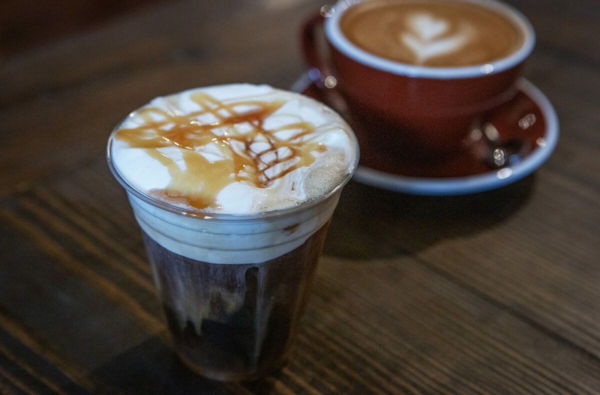 Custom coffee drinks are, of course, the highlight of Pilllowfight Coffee in Kenwood Village on Highway 12. Photo taken on Friday, Dec. 13, 2024. (Robbi Pengelly / The Sonoma Index-Tribune)