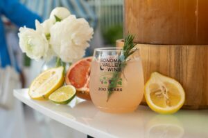 The Sonoma Spritz, a low-alcohol, flavor-forward cocktail created for the 200th annual Valley of the Moon Vintage Festival in Sonoma. (Sonoma Valley Vintners and Growers Alliance)
