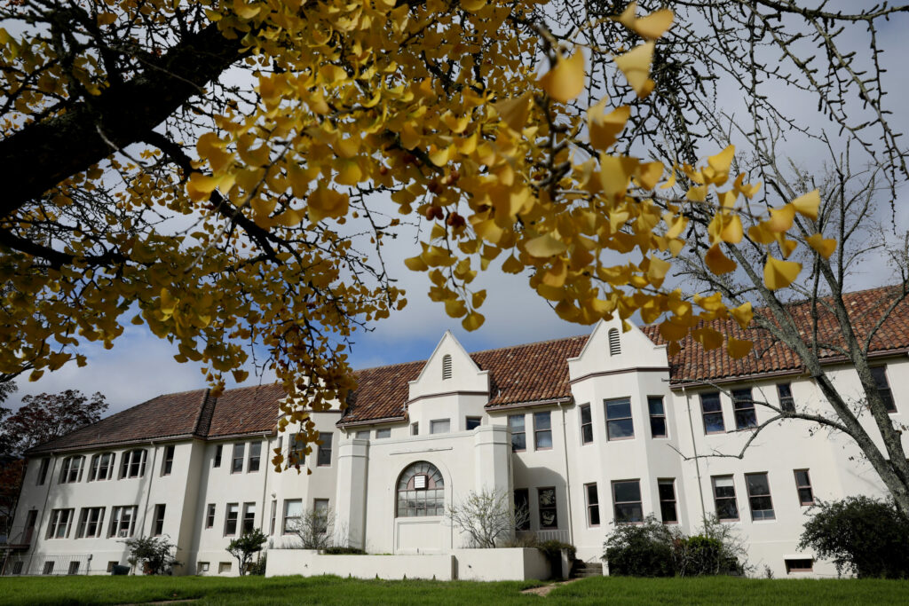The Chamberlain building at the former Sonoma Developmental Center in Glen Ellen on Wednesday, November 10, 2021. (Beth Schlanker/The Press Democrat)
