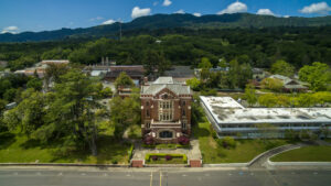 Sonoma Developmental Center main entrance along Arnold Drive looking west from the state owned former mental institution at Eldridge in the Sonoma Valley near Glen Ellen, Wednesday, May 10, 2023. (Chad Surmick / The Press Democrat)
