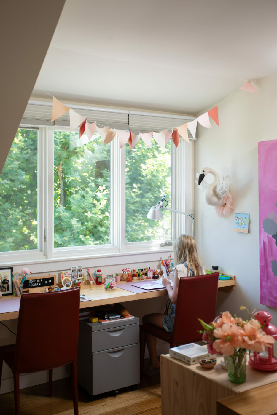 The kids' room in the Hobbs family home. (Eileen Roche / for Sonoma Magazine)