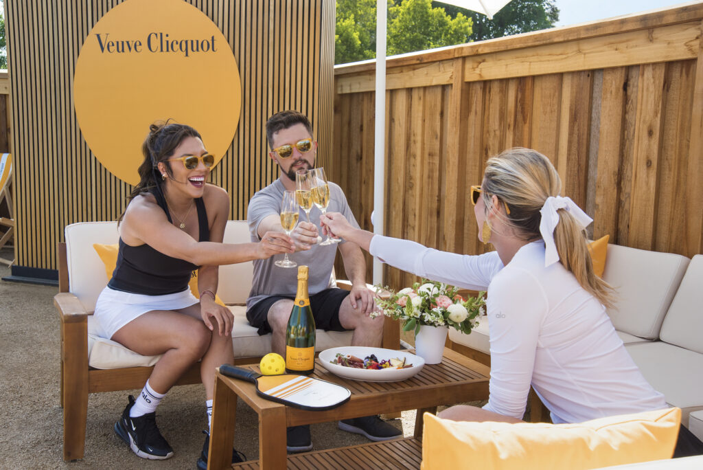 Players toast after a round at Carneros Resort and Spa in Napa. (Crystal Waye Photo Design)