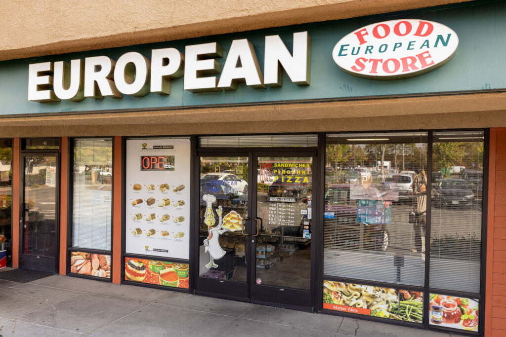 The European Food Store specializes in items from Eastern European countries Thursday, Oct. 23, 2025, in Santa Rosa. (John Burgess / The Press Democrat)