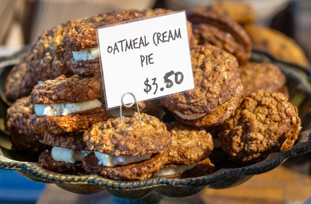 Oatmeal Cream Pie Cookies from Quail & Condor bakery Monday, Jan. 6, 2025 in Healdsburg. (John Burgess / The Press Democrat)
