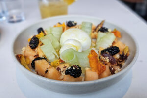 The $25 salad at Sonoma Pizza Co. in Forestville. (Heather Irwin/The Press Democrat)