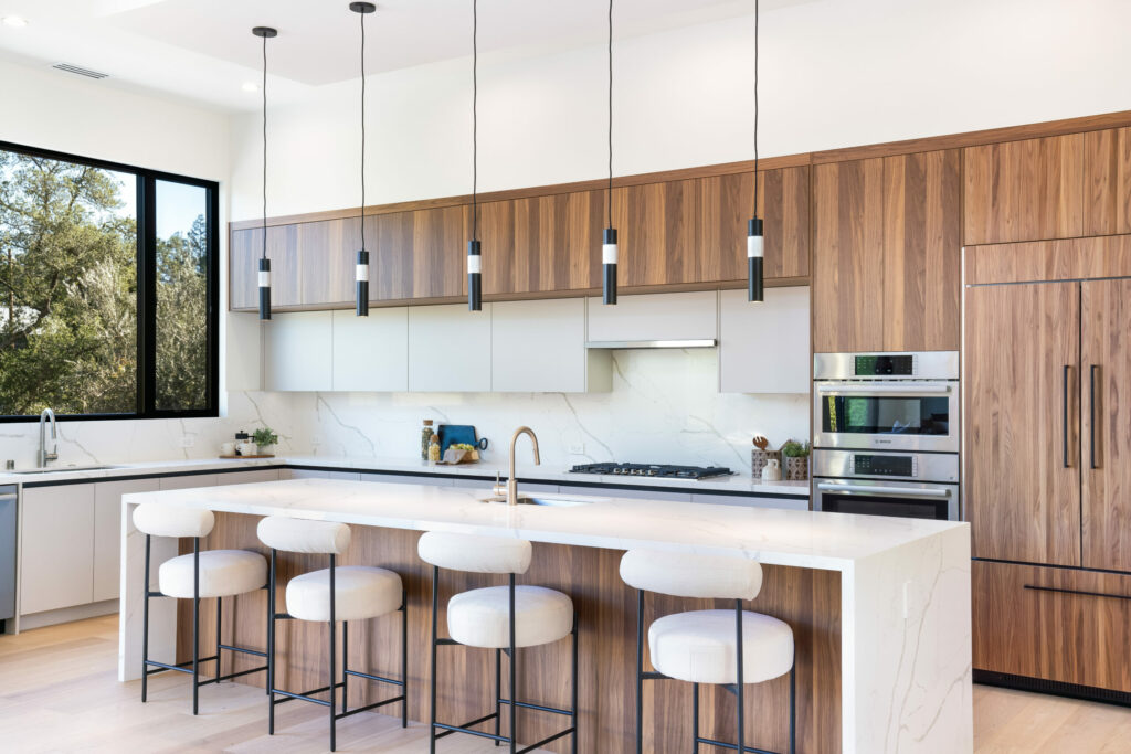 Kitchen area of great room. (Ned Bonzi)