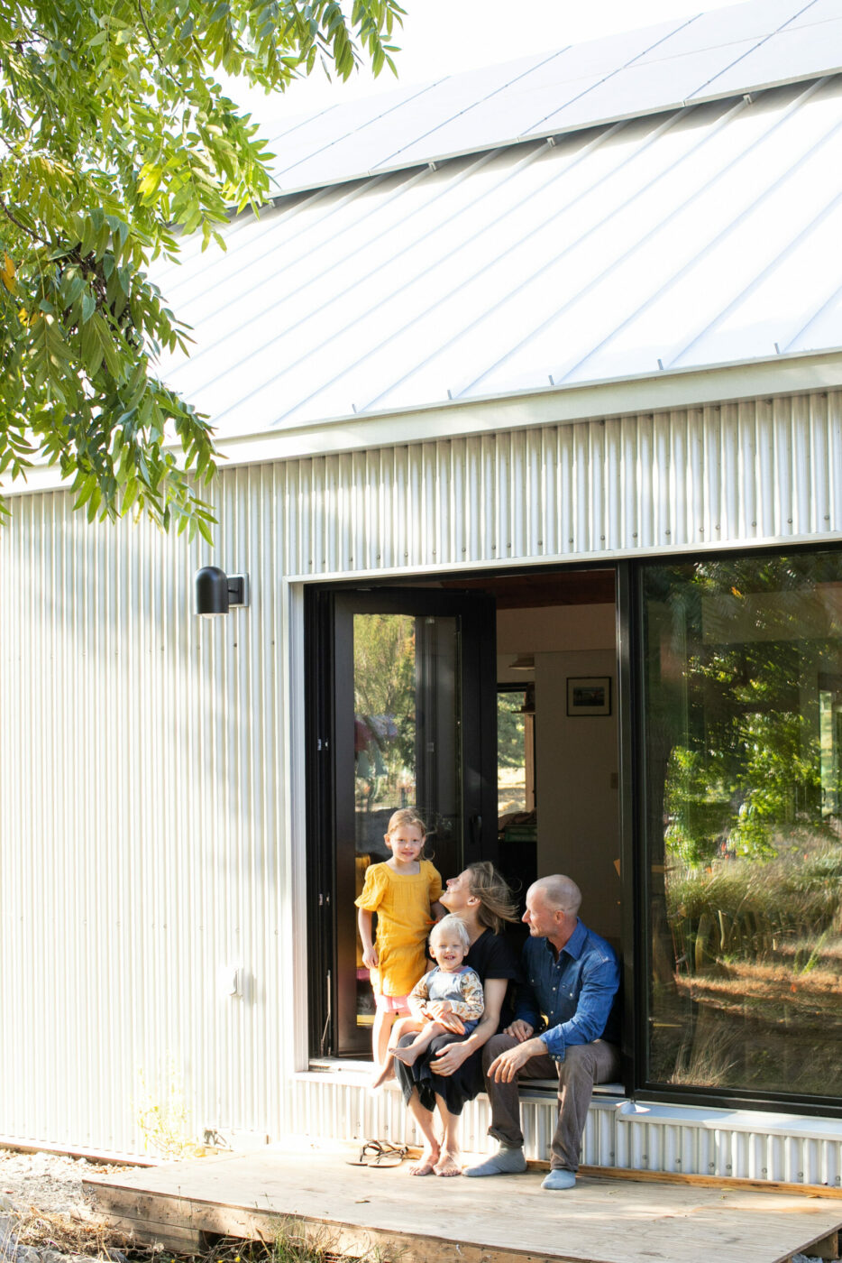 The Nichols family at their Sebastopol home. (Eileen Roche / for Sonoma Magazine)