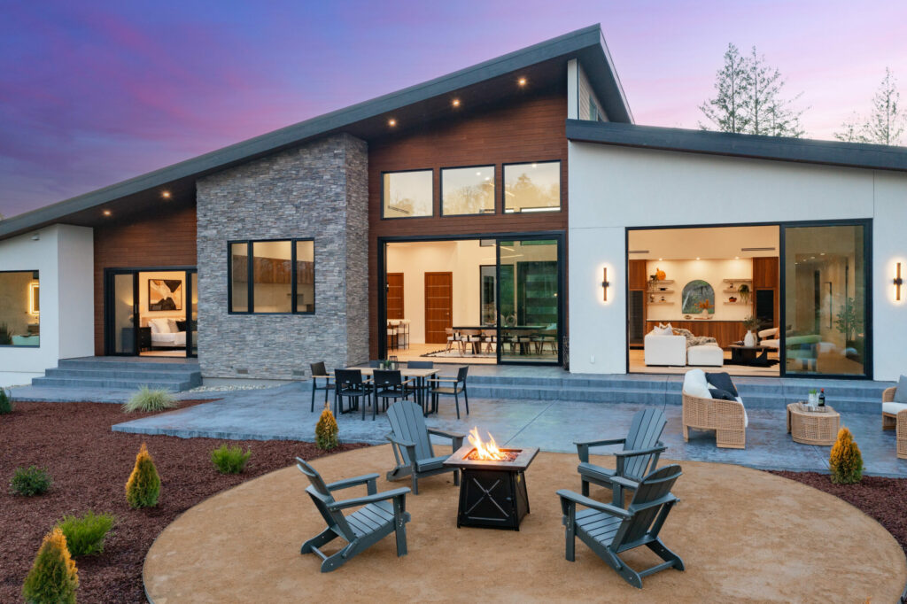 Outdoor lounge area. (Ned Bonzi)