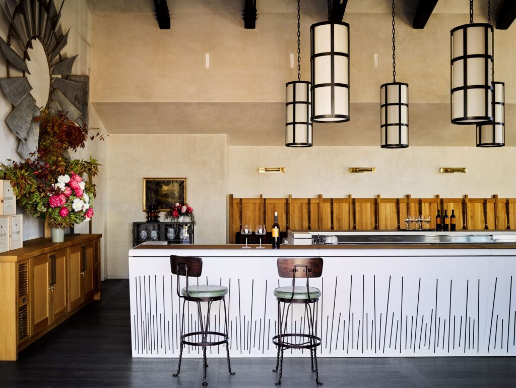 Stewart Cellars tasting room in Yountville. (Douglas Friedman)