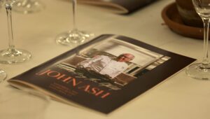 John Ash memorial at Vinarosa Resort and Spa in Santa Rosa, Saturday, Nov. 1, 2025. (Kent Porter / The Press Democrat)