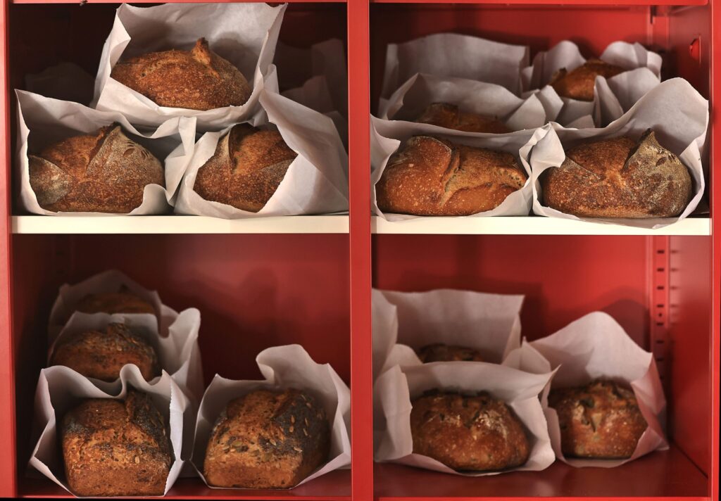 Assorted fresh bread at Quail & Condor in Healdsburg, Thursday, Nov. 20, 2025. (Kent Porter / The Press Democrat)