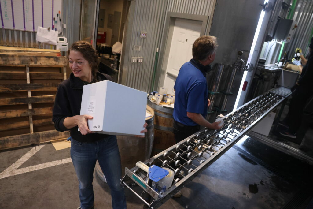 Madelyn Hille pursued a long-held passion to make wine and launched her own label, Schema Wines, in 2023. (Beth Schlanker / for Sonoma Magazine)