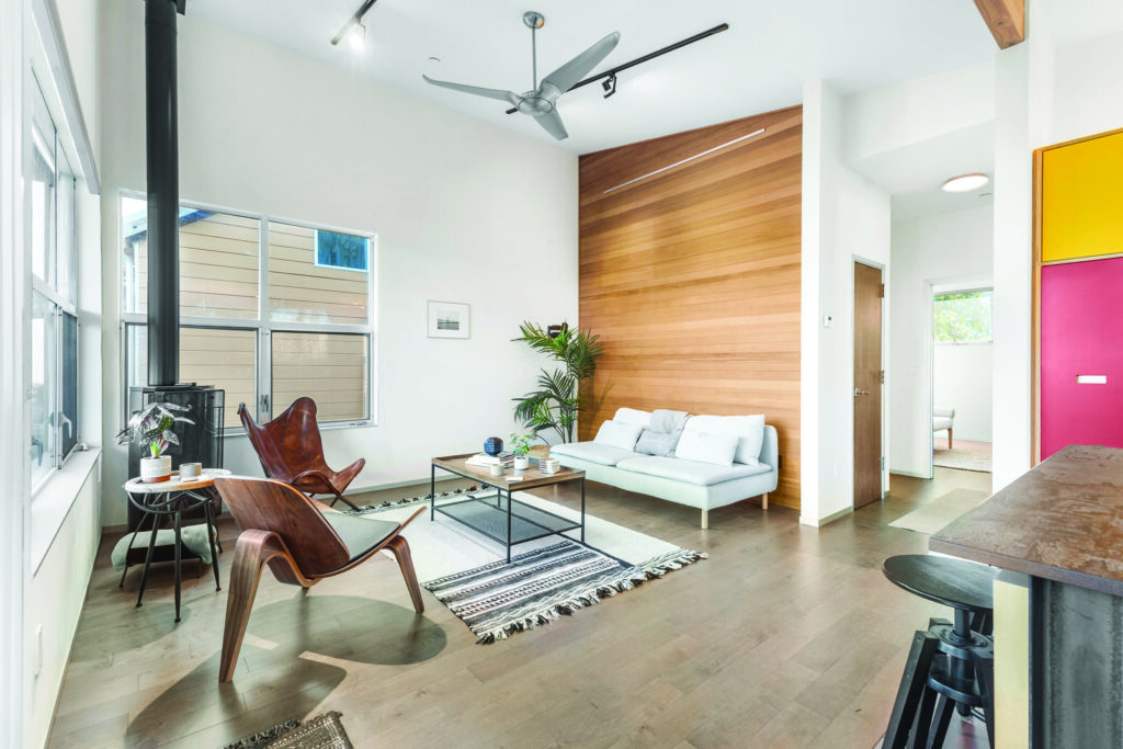 Siting area in the great room. (Digital Twinners)