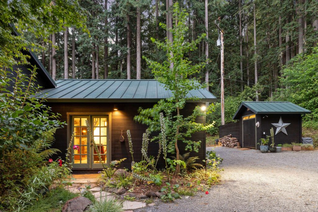 Home and detached garage. (Open Homes Photography)