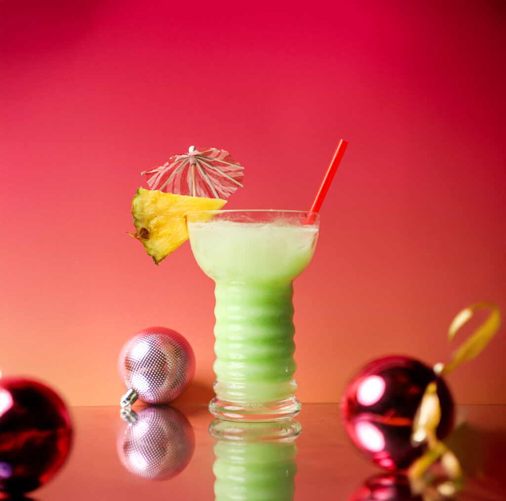The Designated Sledder mocktail from Flamingo Resort in Santa Rosa