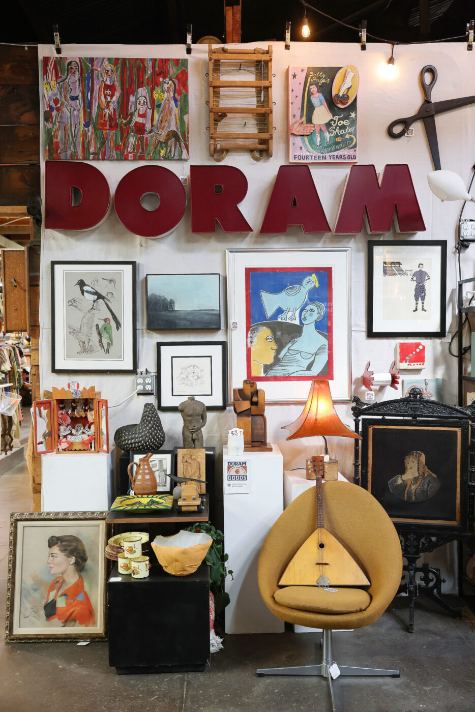 Doram Goods features vintage items curated by Amber Isaacs, in the Modern Antiquarium collective, in Healdsburg on Wednesday, September 17, 2025. (Christopher Chung/The Press Democrat)