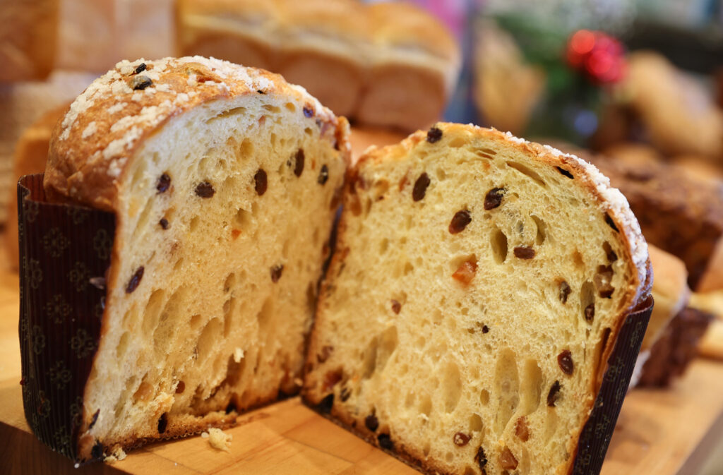 Panettone at Goguette Bread in Santa Rosa on Friday, December 12, 2025. (Christopher Chung/The Press Democrat)