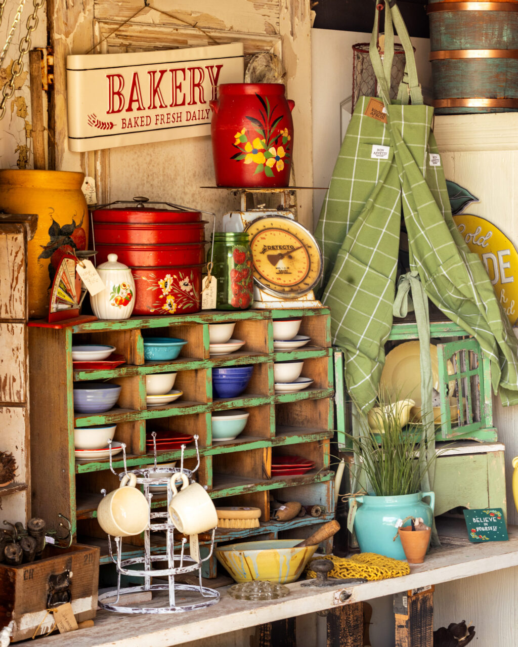 Gin'gilli's Vintage Home is a collective of antique dealers in the heart of Geyserville Friday, September 12, 2025. (John Burgess / The Press Democrat)