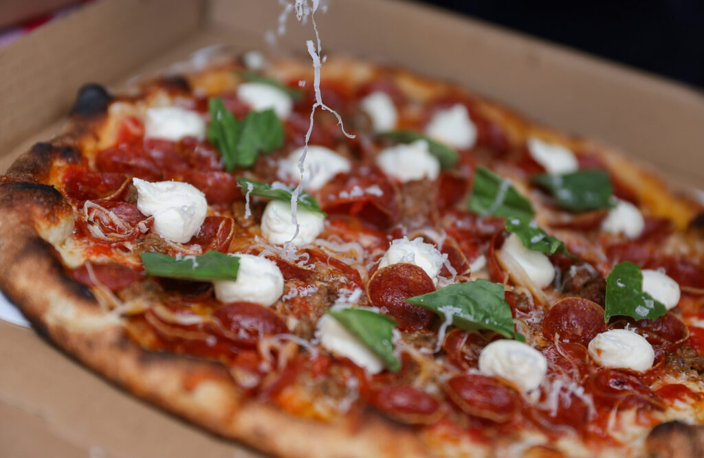 Gabacool Provisions “Giuseppe” pizza in Santa Rosa on Thursday, January 30, 2025. (Christopher Chung/The Press Democrat)