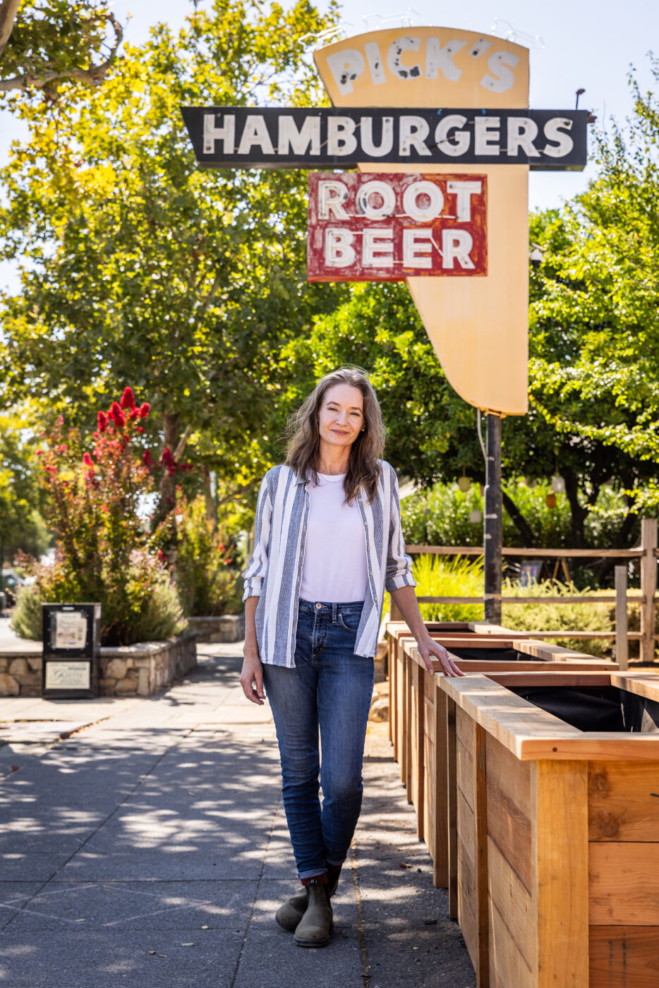 Amber Lanier, a fifth-generation Cloverdale resident and general manager of Pick's Roadside. The iconic Cloverdale burger spot reopens in January 2026. (Pick's Roadside)
