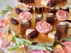 A trio of decadent desserts paired with Bartholomew Estate wines are part of a special Valentine’s weekend tasting in Sonoma. (Bartholomew Estate Winery)