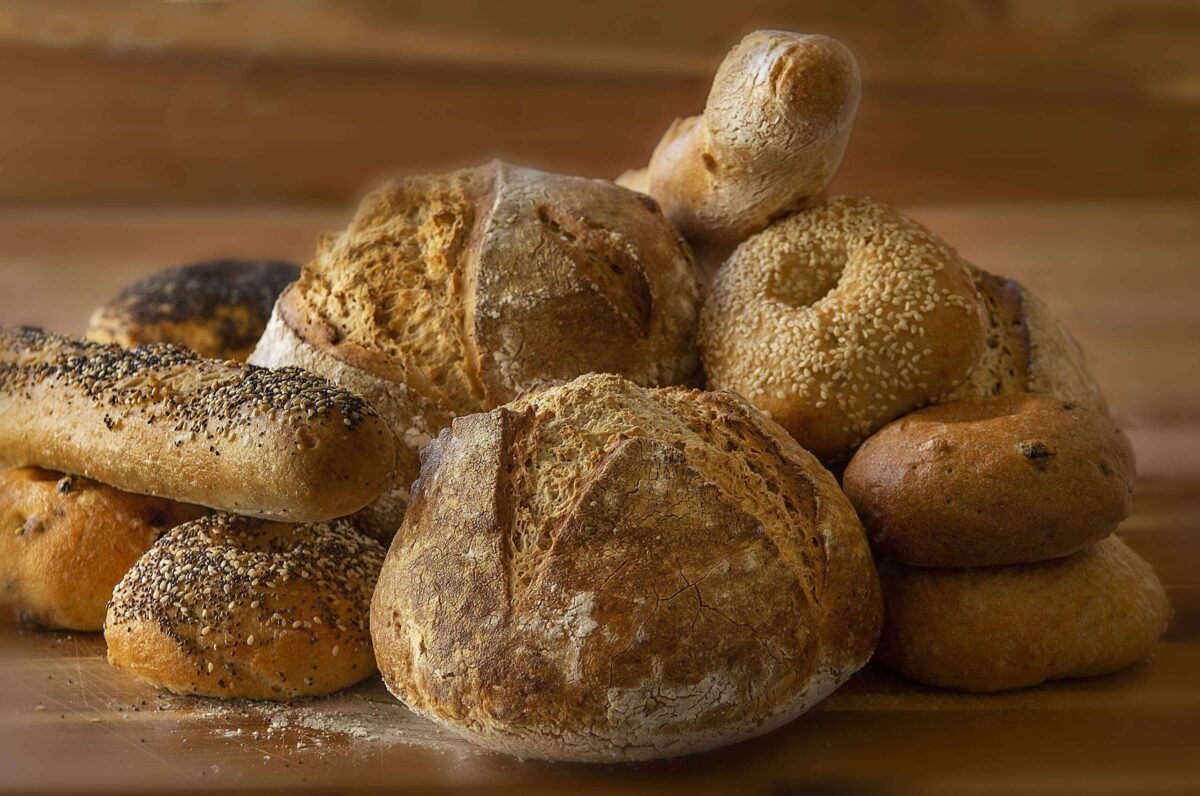Gluten-free bagels, baguettes and loaves from Mama Mel's Bread in Petaluma in 2018. (John Burgess / The Press Democrat)