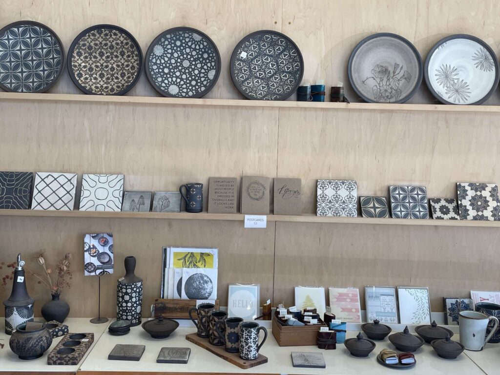 Equal parts makers, educators and shopkeepers, the owners of Petaluma Pottery both have very deep backgrounds in the world of craft that go beyond the local landscape. (Carin Jacobs)