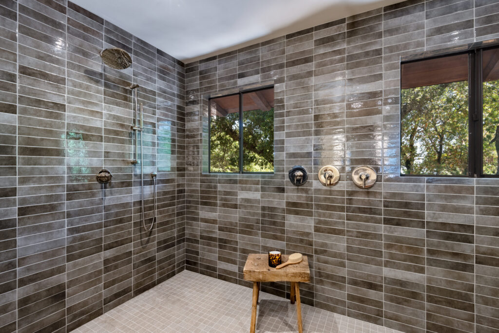 Shower in main bathroom. (Bart Edson)