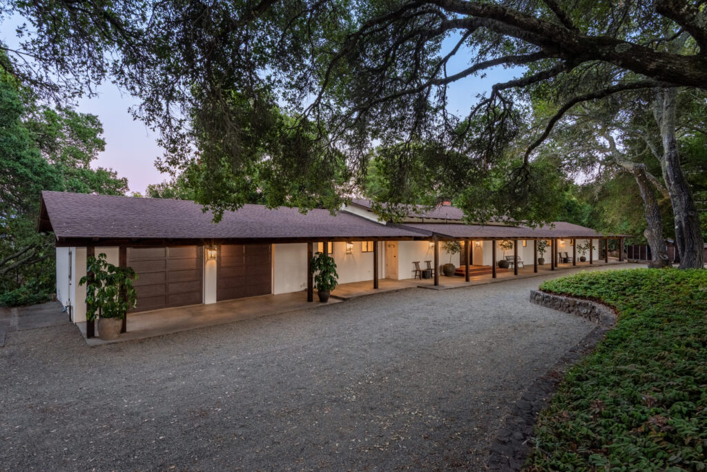 This circa-1960s home on on Sonoma Mountain is currently listed for sale. The four-bedroom, four-and-a-half-bathroom dwelling is currently seeking $3,778,792.(Bart Edson)
