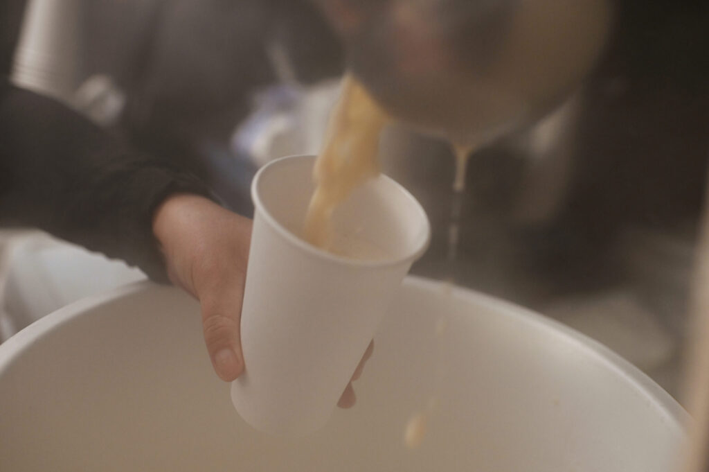 Arroz con leche served at Max’s Tamales stand located in the parking lot at 565 Sebastopol Road in the Roseland neighborhood of Santa Rosa on Friday Nov. 8, 2024. (Erik Castro / For The Press Democrat)