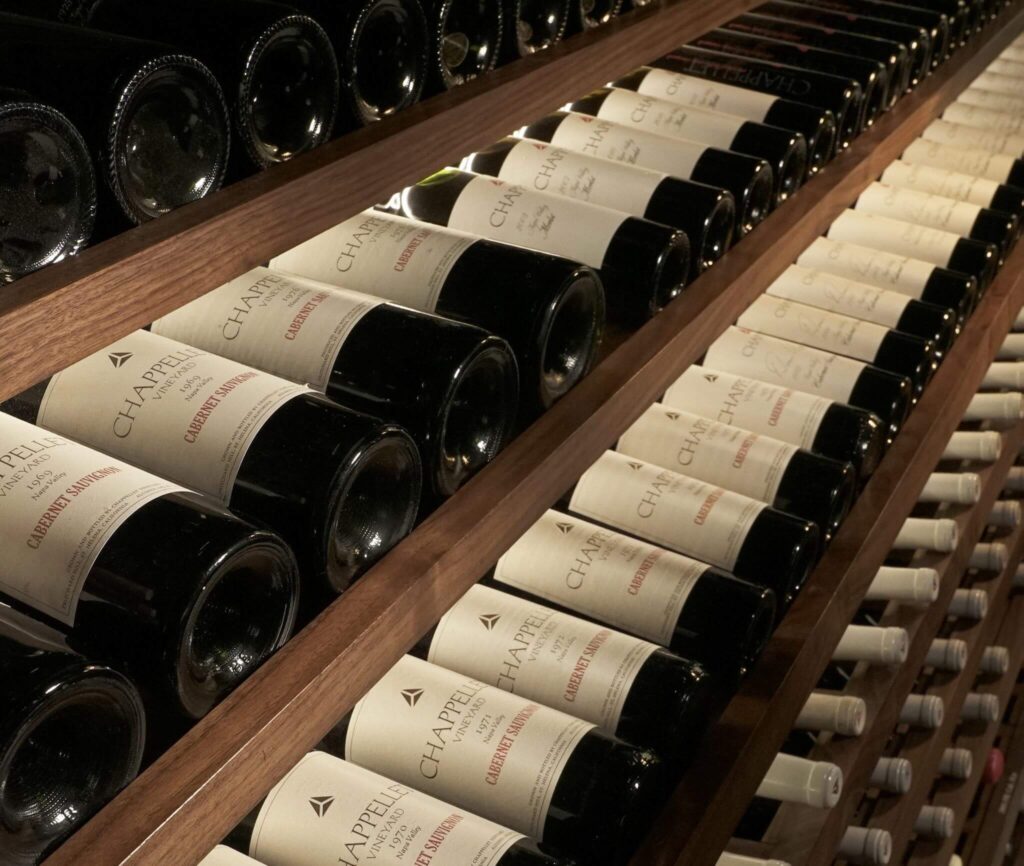 Chappellet Winery's Cabernet Library Cellar in St. Helena. (Chappellet Winery)