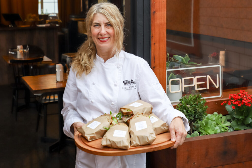 Chef Lisa Boisset of The Cook & The Drummer has opened The Porch Kitchen in Sebastopol. (The Cook & The Drummer)